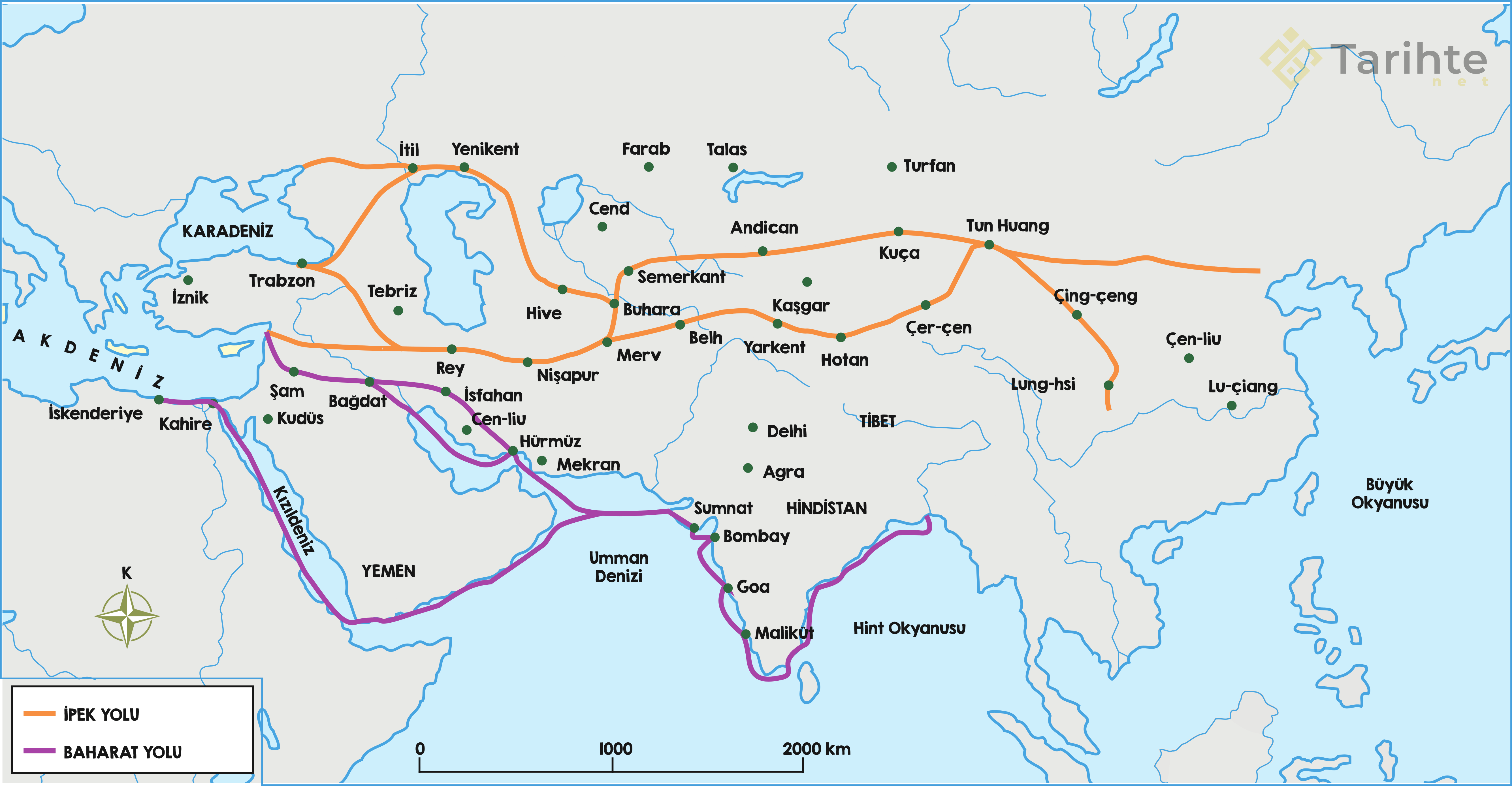 Tarihe Yön Vermiş Ticaret Yolları